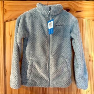 Columbia Kids' Fire-side Sherpa Crushed Blue Full Zip Jacket